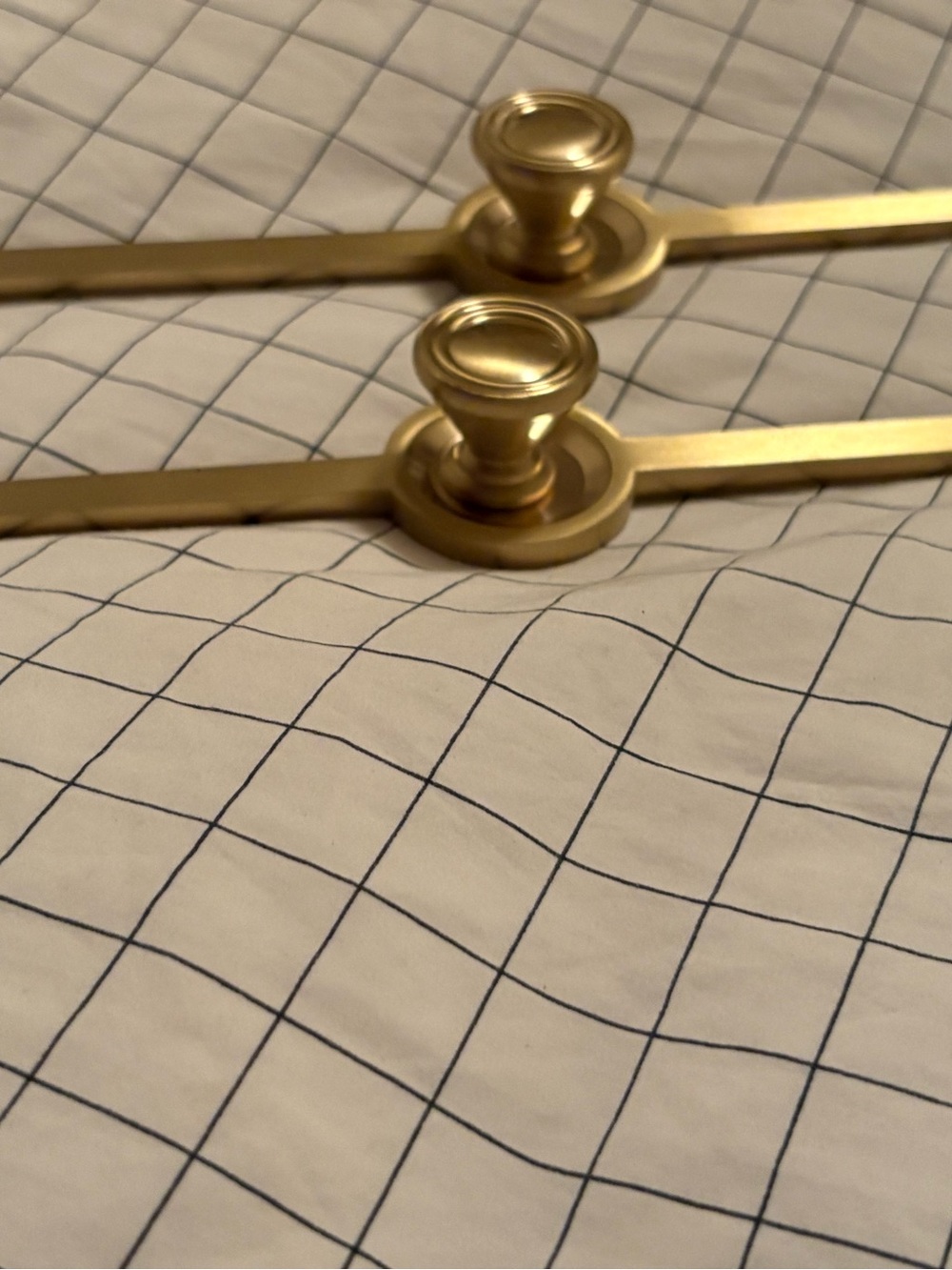Brushed Brass Gold-Tone Hardware (listing 2) - Picture 5 of 9